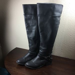 Over-the-Knee Harness Boots (Wide Width)